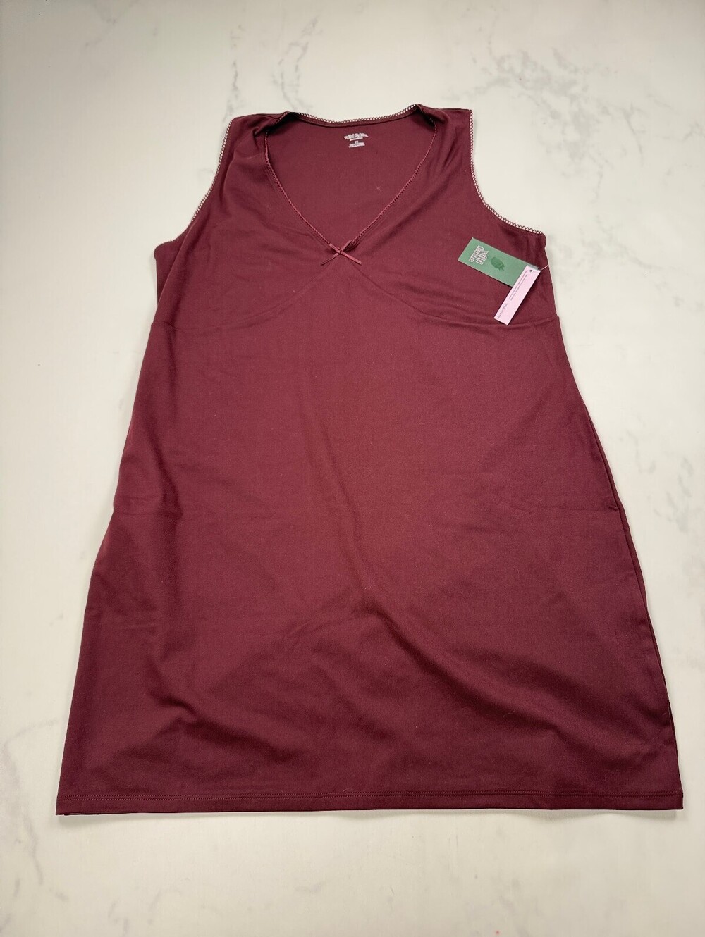 Wild Fable ButterBliss Sheath Dress Burgundy Modern Flattering - Womens 2X